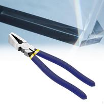 Glass Breaking Pliers, Cutting Tool, Hand Steel Tile Cutter, Key Fob white