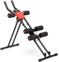 CELLUSTOP Sulankstomas daugiafunkcinis pilvo raumenų treniruoklis su LCD ekranu – 120 kg pilvo presui suolas (Juoda) juoda