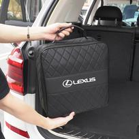 Automobilio laikymo krepšys Odinis organizatoriaus dėklas Lexus ES300 RX330 RX300 GS300 IS250 IS20 Automobilio įkraunama ginklų laikymo dėžutė Priedai juoda