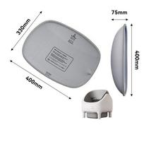 Large Capacity Open Automatic Cat Litter Box Tuya Smart WiFi Control Self Cleaning Cat Toilet Waterproof Mat & Soft Litter Tray Open style design gray