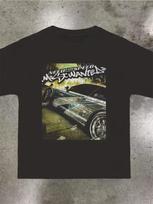 Need for Speed: Most Wanted Men's Retro Game T-Shirt Pure Cotton Couple All-Season Streetwear Shirt oversized t shirt L gray