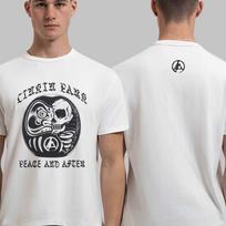Linkin Park x Peace And After Japan Daruma T-Shirt Unisex T-Shirt L white