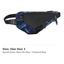MONTBLANC Meisterstuck Full Grain Cow Leather Sling Bag Men's Black/Blue 129738 One Size 1