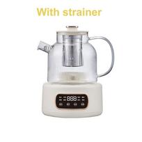 Xiaomi 1.2L Full Glass Health Kettle Temperature Adjust Tea Maker Appointment Flower Teapot MultiFunction Electric Stew Cup 110V/220V 220V&AU white