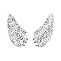 Halloween Devil Horn Costume Accents with Sparkling Silver Finish and Magnetic Mounting for Festival Looks, Performances, and Photos 1 white