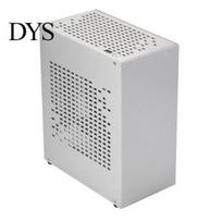 Aluminum Alloy Computer Case A07 Desktop Supporting Mini ITX Motherboard Gaming Independent Graphics Card 1U Power Supply Chassis Portable PC balta