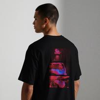 Paris is Burning - Vintage Oversized Trippy T-Shirt and kids tshirt L white