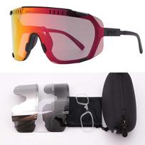 POC Devour Fotochrominiai Dviračių Akiniai Road Cycling Akiniai Vėjui Atsparūs UV400, MTB Anti-Fog Akiniai su Nosies Atrama gray