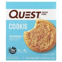 Quest Nutrition, Protein Cookies, Snickerdoodles, 4 cookies, 2.04 oz (58 g) each