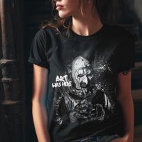 Terrifier Art the Clown Horror Movie Merch Comfort Color T-Shirt 120 black