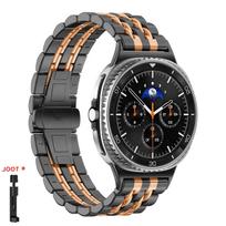 Skirta Samsung Galaxy Watch 8 40/44mm 8 Classic 46mm Metalinis Apyrankė Nerūdijančio Plieno Juosta Riešinė Verslo Laikrodžio Juosta Galaxy Watch 8 40mm black
