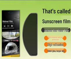 Motociklo šalmo apsauginė plėvelė nuo saulės ir karščio su apsauga nuo rasojimo ir akinimo savybėmis Anti-Fog + Sun Protection - 1 Piece