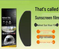 Motociklo šalmo apsauginė plėvelė nuo saulės ir karščio su apsauga nuo rasojimo ir akinimo savybėmis Sun Protection - 2 Pieces