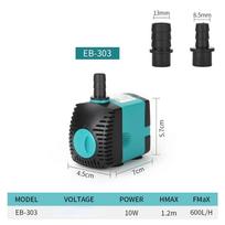 Itin tylus 3-25W panardinamas vandens fontano siurblys filtras žuvų tvenkiui akvariumui vandens siurblys rezervuaras fontanas ES JAV 110V-240V US Plug 110V 60HZ