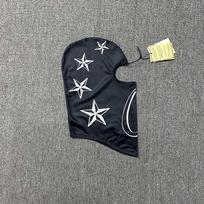 CrossCorteiz Alcatraz Vėjui atsparus Slidinėjimo kaukės su gobtuvu sportui ir hiphopiui One Size black