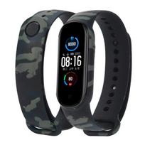 Sportinis dirželis skirtas Xiaomi Mi Band 3 4 5 Silikoninis riešo dirželis, skirtas Mi band 4 Graffiti stiliaus apyrankė Xiaomi Mi Band 6 Priedas For MiBand 5-6 black
