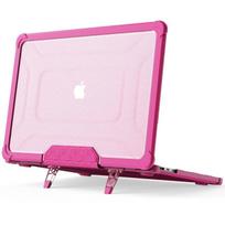 Transparent Protective Case With Cooling Stand MacBook Air 13.6 Inch Anti-Slip Shockproof Shell In Black Blue Purple Pink Air 13.6 2 pcs white