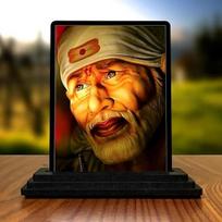 @Wood Sai Baba Idol UKD687 80% off orange