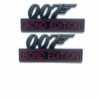 007 Bond Edition Metalinės Automobilio Lipdukai Ženkleliai Automobilio Bagažinės Durų Dekoravimui Ženkleliai 007 Logotipai Automobilio Lipdukai Motociklo Dekoravimas