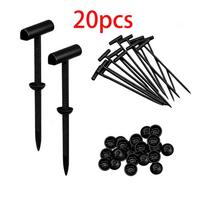 Self-Locking Heavy Duty Zip Ties Foldable Plastic Cable Ties Tool  Car Daily Repair black 20pcs black