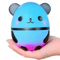 Jumbo Cute Panda Bear Egg Squishy Slow Rising Squeeze Toys Soft Stretchy Scented Stress Relief Fidget Toy Popit Xmas Decor Gifts blue