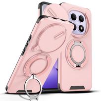 Dėl Xiaomi Poco M8 Pro dėklo Poco M8 dangtelio poco m8 m8pro Magnetinis žiedas Šarvuotas Dangtelis su slankiu kameros objektyvo apsauginiu dangteliu Magsafe Belaidžio įkrovimo dangtelis Poco M8 Pro beige