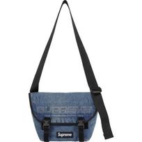 Supreme Denim Messenger Bag Washed Indigo One-Size