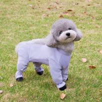 New Leisure Lightweight Waterproof Pet Cloth for Dogs Foot-protecting Stain-resistant Pants Blue Purple Polyester Pet Product (Purple,XXL) violetinė