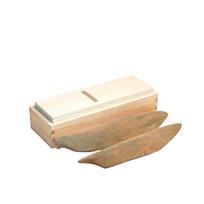 Katsuobushi shaver (made paulownia) honkarebushi (2 pieces) set Hand-Shaving Beginner beige