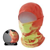 Heat-Sensitive Color Changing Face Mask Cycling Ski Thermal Hood Breathing Neck Warmer Outdoor Cycling Thermal Balaclava beige