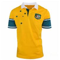1992-1999 Australijos Wallabies Retro Regbio Marškinėliai POLO trumpomis rankovėmis M yellow