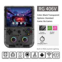 ANBERNIC RG406V Retro delninė žaidimų konsolė 4  IPS jutiklinis ekranas Android 3D Hall tipo vairasvirtė 5500mAh Vaizdo grotuvas 1080p DP išvestis