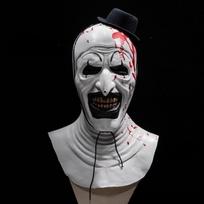 Klounas Artas Cosplay Filmas Terrifier 2 Klouno Arto Cosplay Kostiumas Kombinezonas Kaukė Helovino Kostiumai Kaukė Vyrams Moterims XL gray