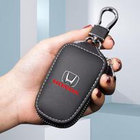 Odos automobilio rakto dėklas Honda Civci FIT CRV Accord Jazz HRV Dio Prelude Odyssey City Pilot Rakto laikiklis Nuotolinio valdymo dėklas Raktų pakabukas juoda