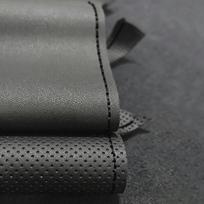 Car Steering Cover For Mercedes Benz C63 AMG W204 CLS-Class CLS C219 W212 C207 E63 UV Protection Glossy Carbon Fiber Leather gray