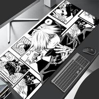 Cool ESports Mouse Pad Professional Gamer Keyboard Mat JJujutsu Kaisen Anime Desk Mat Non Slip Gaming Mousepad Large Carpet 800x300x2mm
