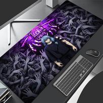Cool ESports Mouse Pad Professional Gamer Keyboard Mat JJujutsu Kaisen Anime Desk Mat Non Slip Gaming Mousepad Large Carpet 800x400x2mm