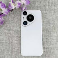 Battery Back Cover For Huawei Pura 70 Pro 5G HBN-LX9 Rear Glass  Housing Case Phone Replacement Parts + Camera Lens Pura 70Pro white gray