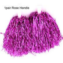 Gėlių Cheerleader pomponai Cheerleading Šventinis Kamuolinis Šokis vakarėlio Dekoratorius Klubas Sporto Reikmenys 1pair Rose Handle