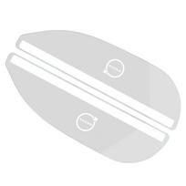 2 vnt. automobilio galinio vaizdo veidrodėlio lietaus antakis Lietaus apsaugos priedai, skirti Volvo XC90 V90 V60 XC60 V40 EC40 EX40 S80 S60 S90 C40 XC4 white