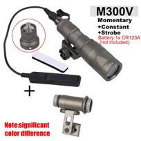 SureFire M300 M300B M300C M300V Light Series ARC Helmet Mount MICH2000 Fast Helmet Side Guide Rail For Helmet Flashlight Mount2 M300V DE Combo