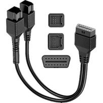 THINKCAR 12+8 Pin Connector to OBD2 Adapter for Chrysler, Security Gateway Bypass Cable for FCA SGW Vehicles for Diagnostic, Works with All OBD2 gray