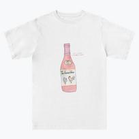 Chicken wine POD Original T-shirt, Cotton Streetwear T-shirt L white