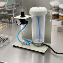 Jewelry Sandblaster Adjustable Manual Sandblasting Machine with Handheld Nozzle gray