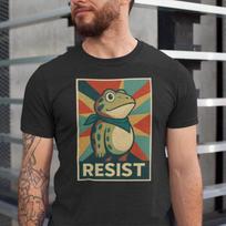 Portland Frog Protest Shirt, Anti Fascism Shirt, Anti Trump Shirt, Vintage Activist Shirt, Resistance Tee, Fuck ICE Shirt, Free Portland tee L beige