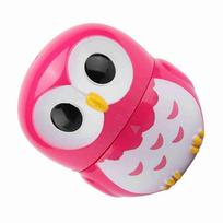 Cute Owl Shape Kitchen Manual Timer Mechanical Home Cooking Counters Clock(Rose) pink