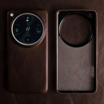 Vaškuotos odos dėklas skirtas OPPO Find X9 Ultra Find X8 Pro X7 Verslo Vintage Slim Fit Viso Kūno Atsparus Smūgiams Vienspalvis Apsauginis Dangtelis OPPO Find X8 black
