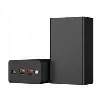 100W PD Power Bank Shell 40000mAh DIY Kit Laptop Phone 21700 8-Cell Fast Charge Black PCBA shell kit, PD100W, no battery