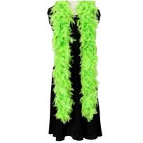 Solid Color Feather Boa Fluffy Apparel Fabric Wedding Supply Feather Scarf  Perform šviesiai žalios spalvos