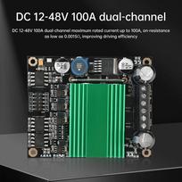 DC 12-48V 100A 9V-30V 60A Dual Motor Driver Module DC Motor Driver Ultra High Power H-Bridge Optocoupler Isolated
